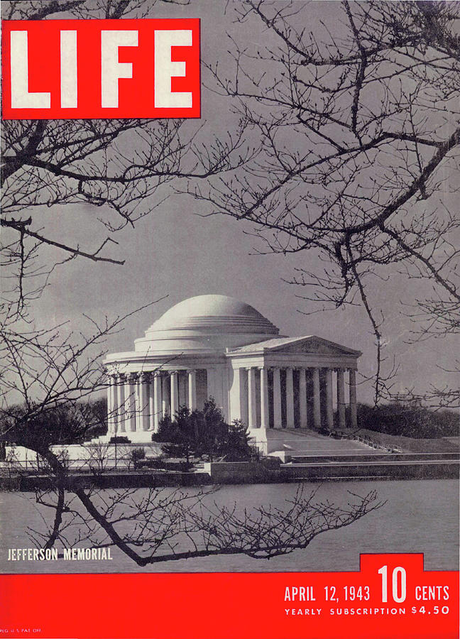 Thomas Jefferson Photograph - LIFE Cover: April 12, 1943 by Alfred Eisenstaedt