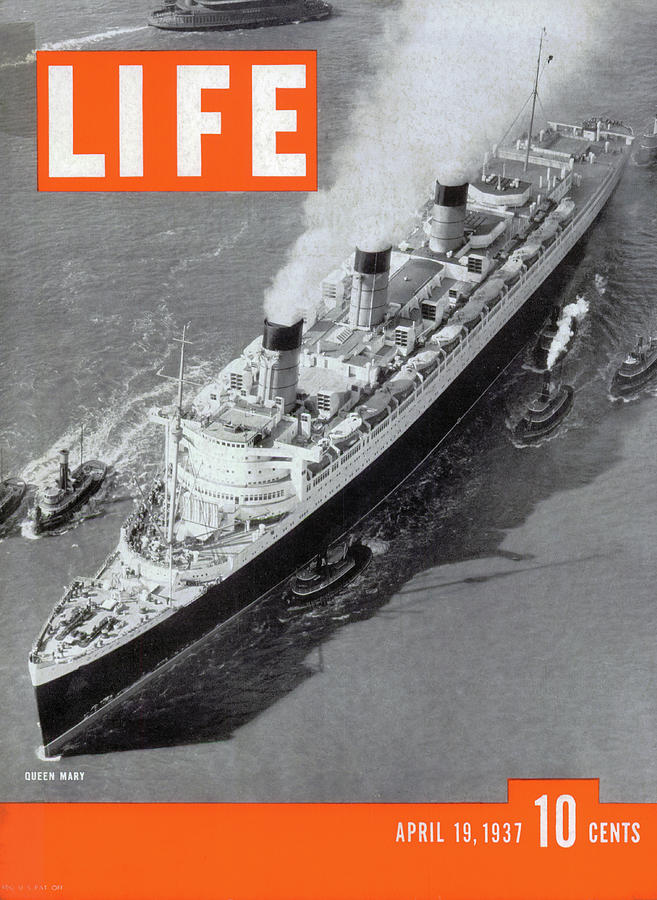Queen Mary Photograph - LIFE Cover: April 19, 1937 by Life