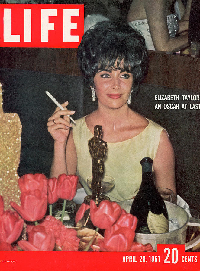 Elizabeth Taylor Photograph - LIFE Cover: April 28, 1961 by Allan Grant