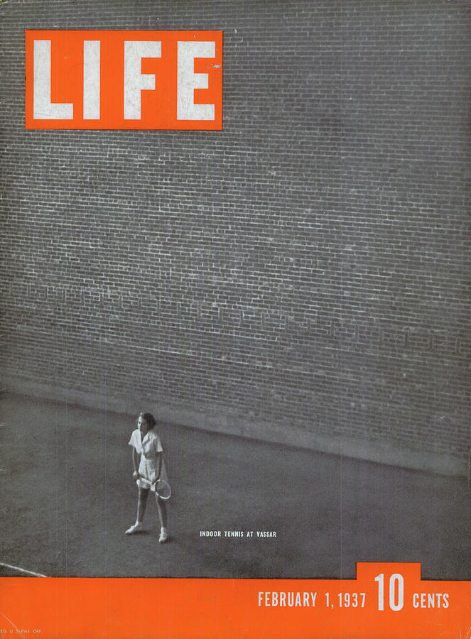 Tennis Photograph - LIFE Cover: February 1, 1937 by Alfred Eisenstaedt