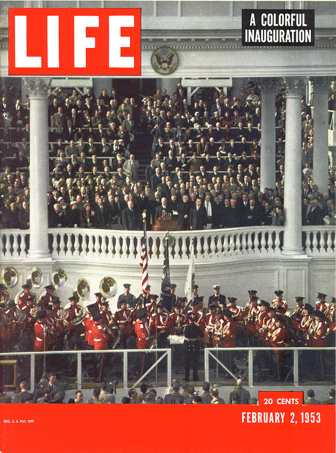 Eisenhower Photograph - LIFE Cover: February 2, 1953 by Frank Scherschel