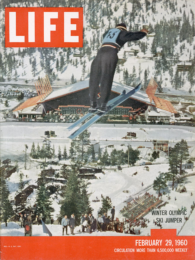 Athlete Photograph - LIFE Cover: February 29, 1960 by George Silk