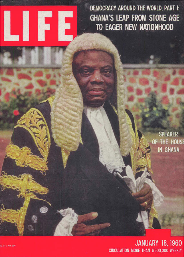 Ghana Photograph - LIFE Cover: January 18,1960 by Mark Kauffman