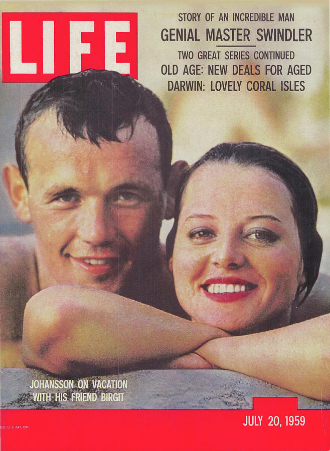 Sports Photograph - LIFE Cover: July 20, 1959 by George Silk
