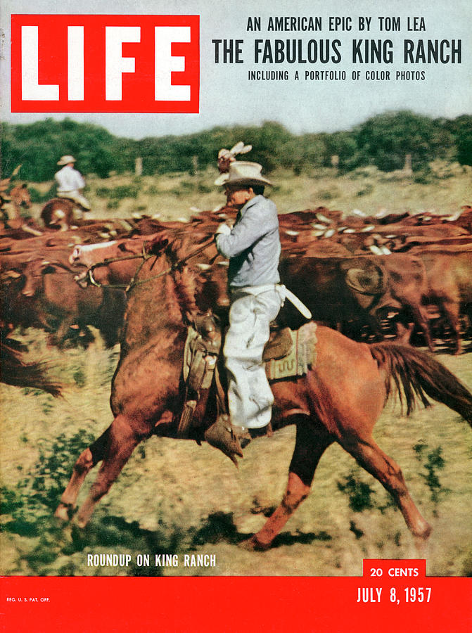 Horse Photograph - LIFE Cover: July 8, 1957 by Eliot Elisofon