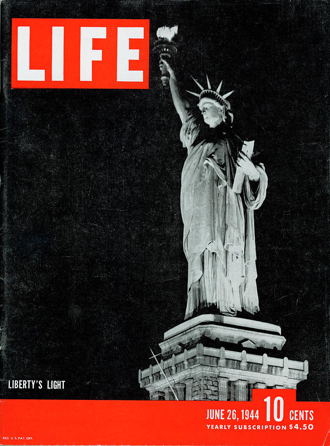 LIFE Cover: June 26, 1944 Digital Art by Dmitri Kessel
