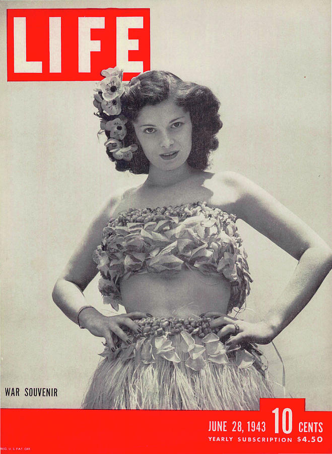 Hawaii Photograph - LIFE Cover: June 28, 1943 by Nina Leen