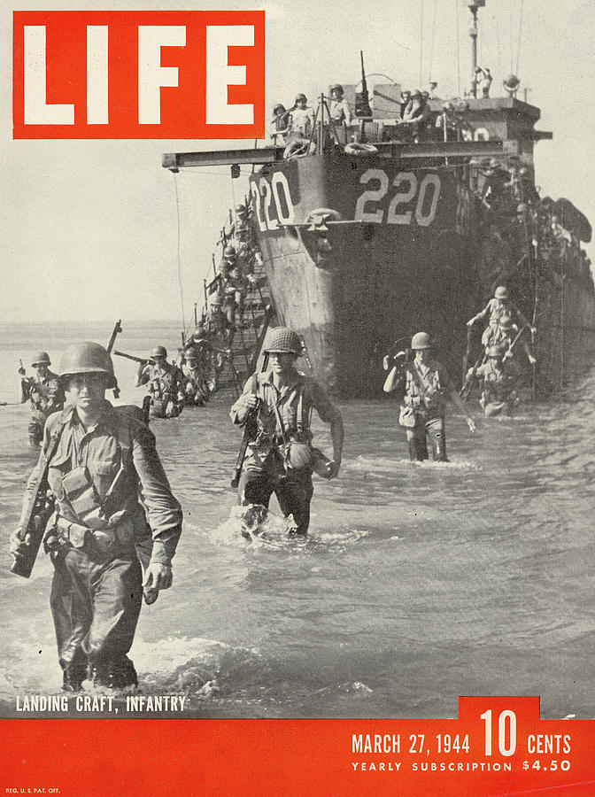 LIFE Cover: March 27, 1944 Photograph by George Rodger