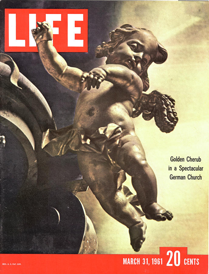 Cherub Photograph - LIFE Cover: March 31, 1961 by Dmitri Kessel