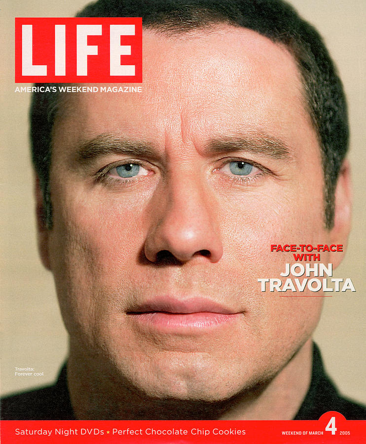 John Travolta Photograph - LIFE Cover: March 4, 2005 by Greg Williams