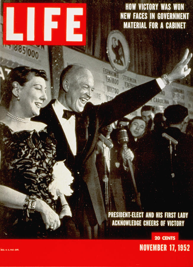Dwight D. Eisenhower Photograph - LIFE Cover: November 17, 1952 by Hank Walker