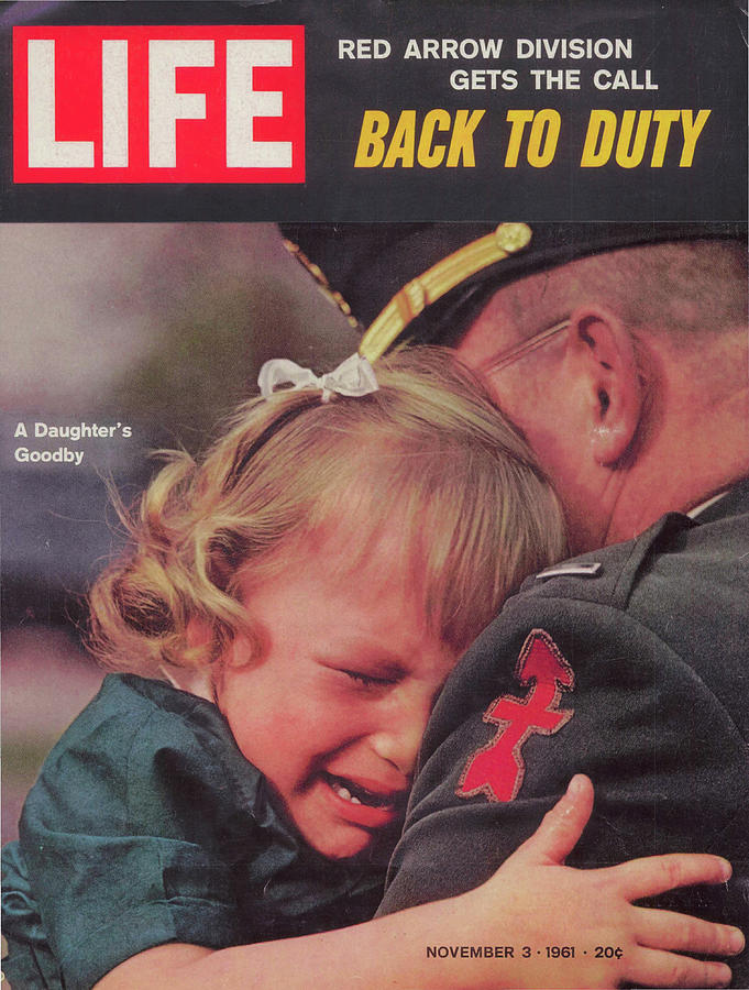 Father Photograph - LIFE Cover: November 3, 1961 by Larry Burrows