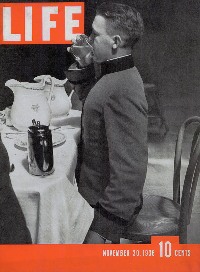 Cadet Photograph - LIFE Cover: November 30, 1936 by Alfred Eisenstaedt