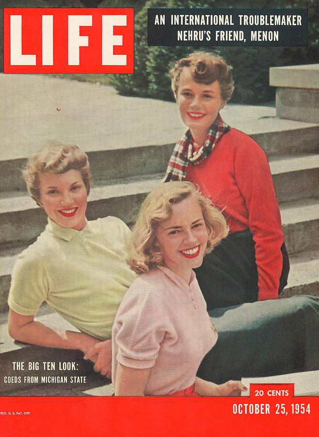 LIFE Cover: October 25, 1954 Photograph by Nina Leen