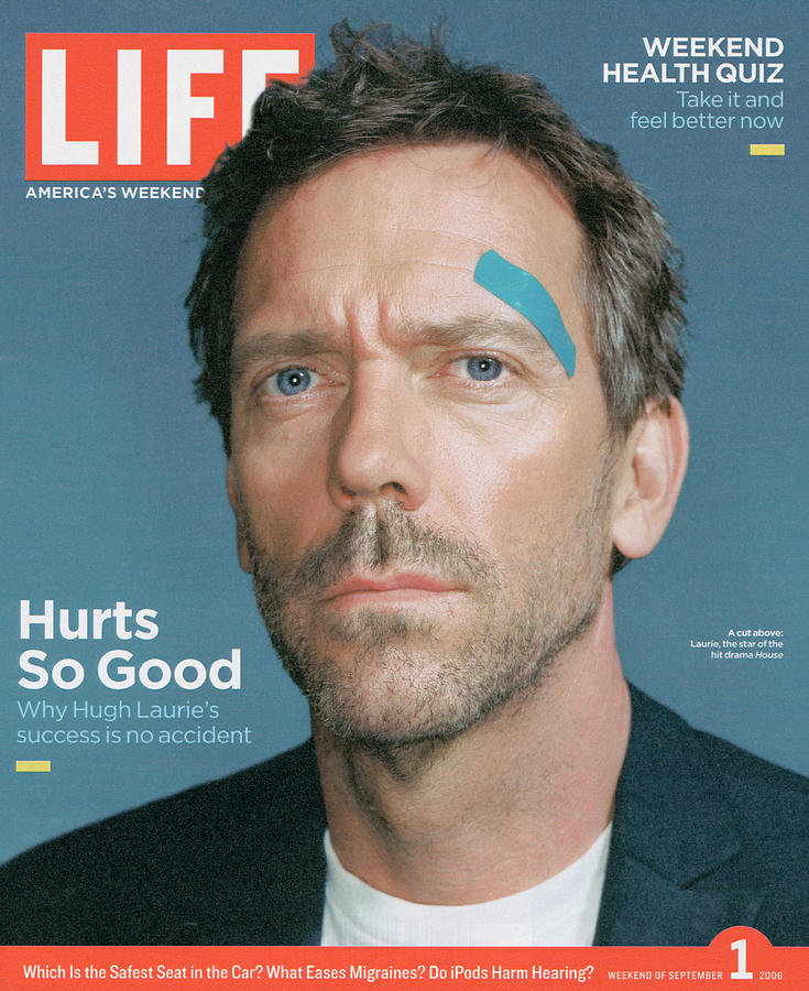 Hugh Laurie Photograph - LIFE Cover: September 1, 2006 by Cass Bird