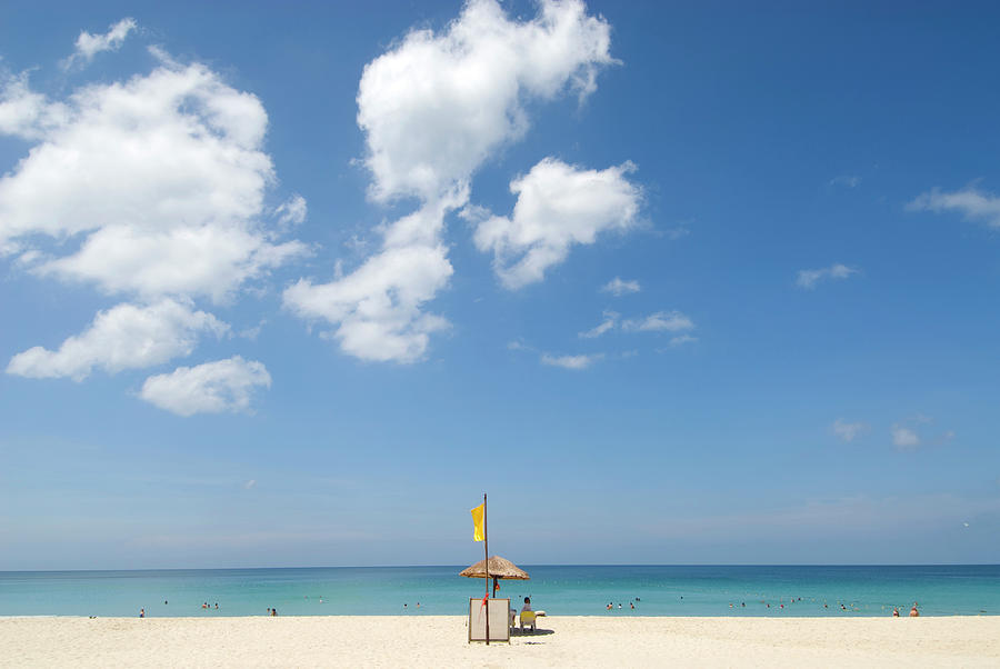 Life Guard On Beach Photograph by Lonely Planet