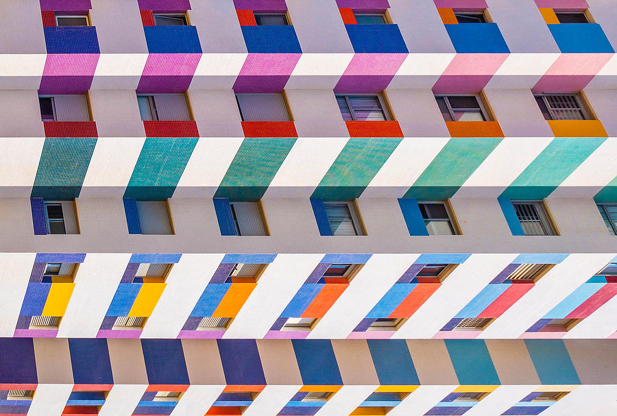 Architecture Photograph - Life In Colour by Joshua Raif