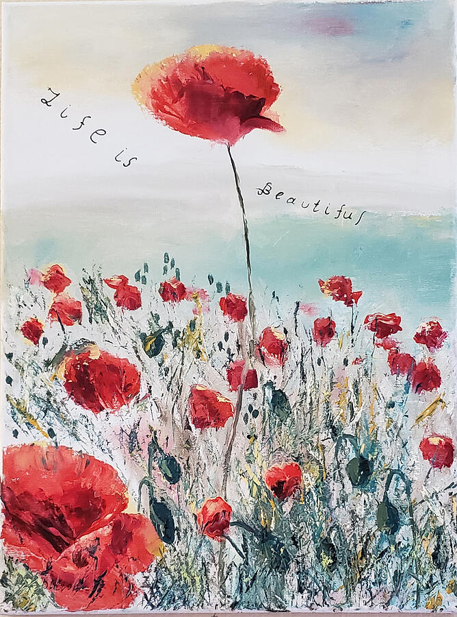 Life is Beautiful Painting by Elena Dilion Fine Art America