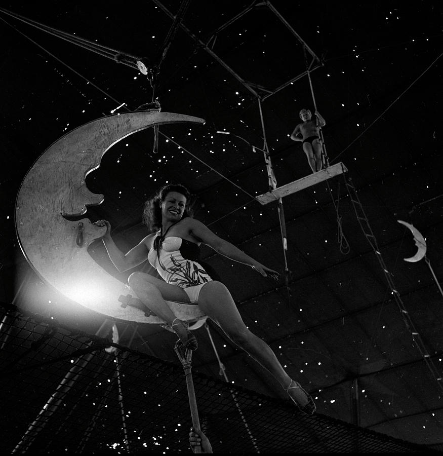 Life Visits The Circus In Florida- Photograph by Nina Leen Life Visits The Circus In Florida- Photograph by Nina Leen