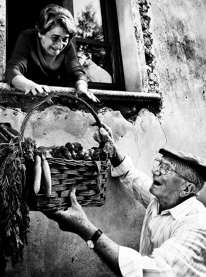 Vegetable Photograph - Lifetime Friends by Giuseppe Maiorana