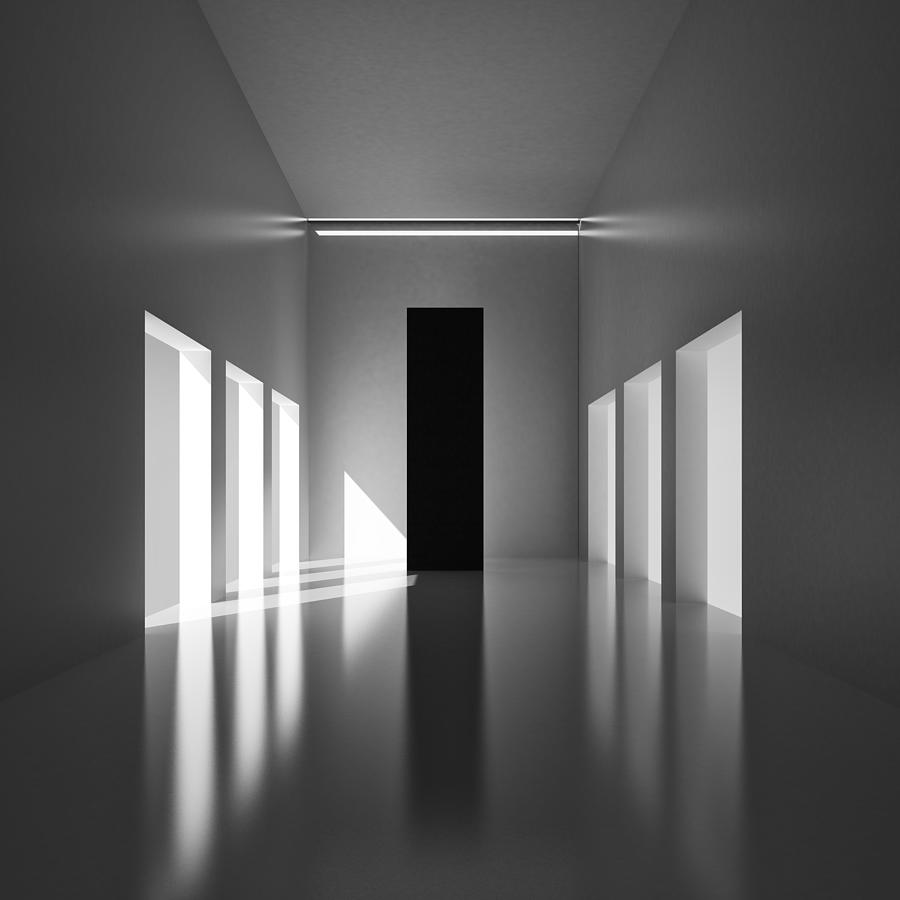 Black And White Photograph - Light And Dimension by Antonyus Bunjamin (abe)