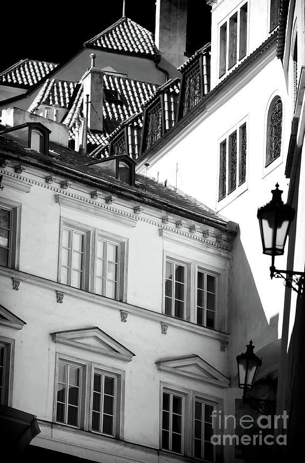 Light and Shadow in the Castle District Prague Photograph by John Rizzuto