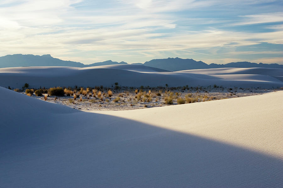 Light And Shadow In The Dunes, White Sands National Monument, Chihuahua ...