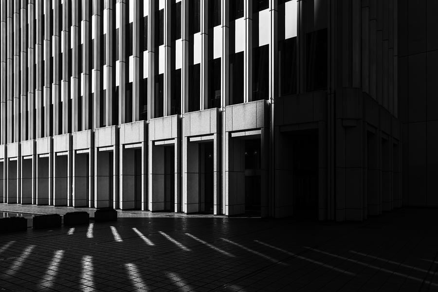 Light And Shadow Of The Building Photograph by Tepsarit Lantharntong