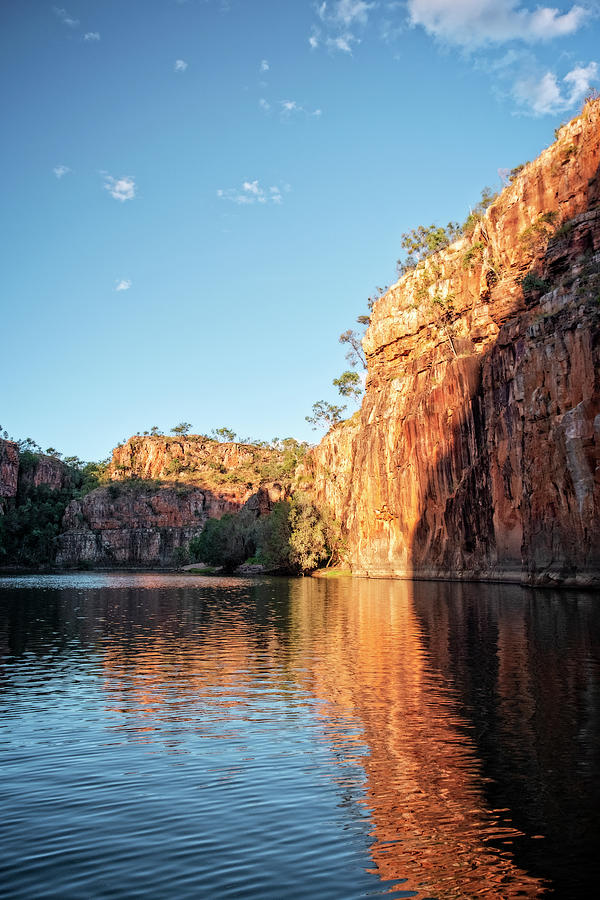 Light and Shadows in Katherine Gorge Photograph by Catherine Reading