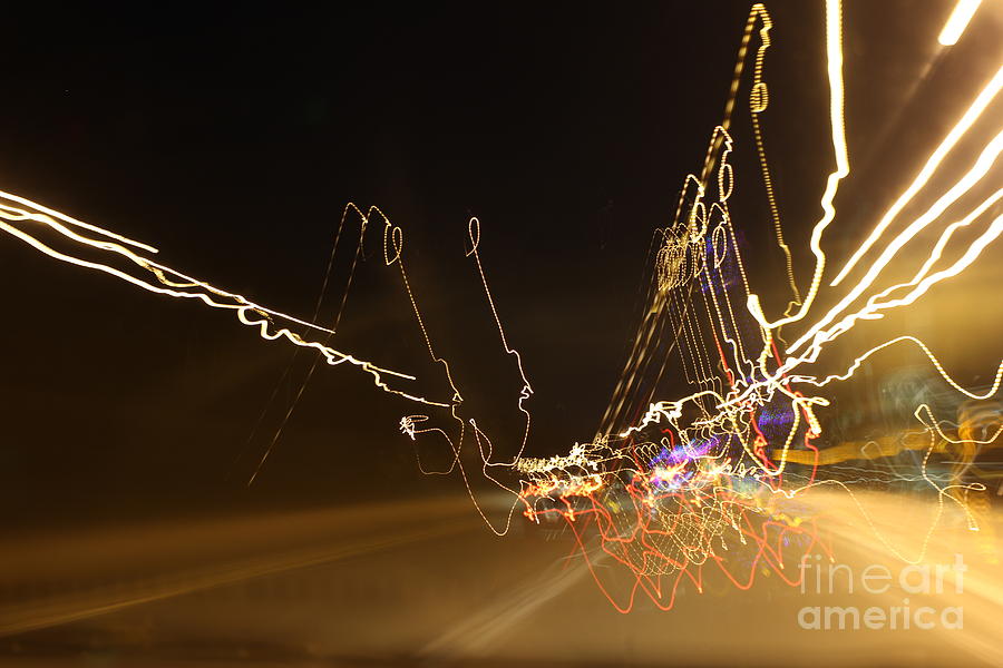 Lights Photograph - Light Dance by Simone Lake