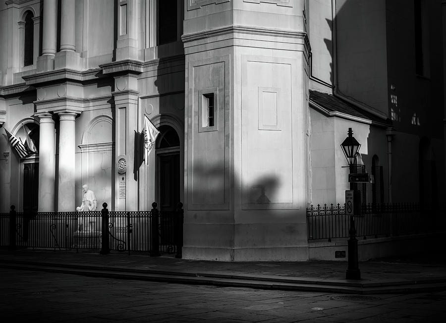 Light Darkness And Church In Black and White Photograph by Greg and Chrystal Mimbs