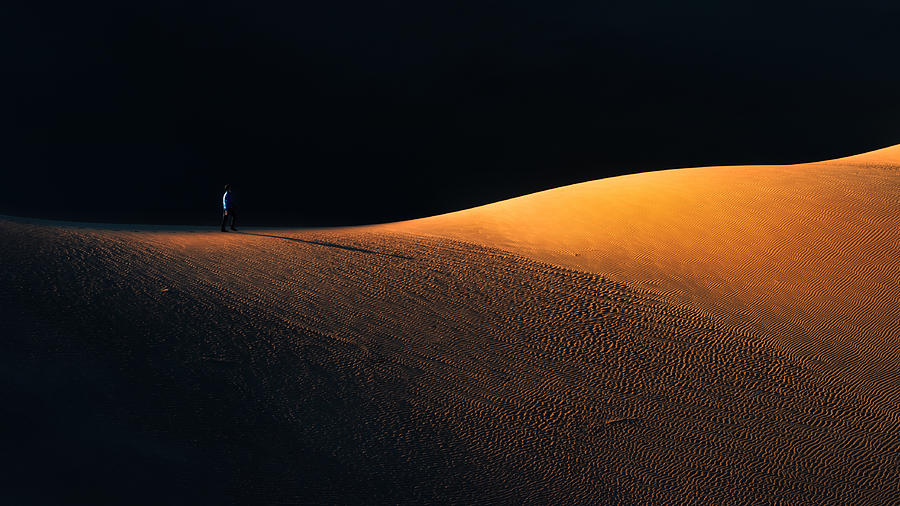 Light In Desert Photograph by Abbaskalantar