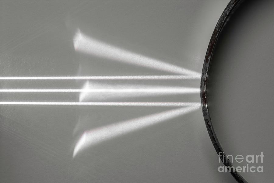Light Reflected From A Convex Mirror Photograph by Martyn F. Chillmaid/science Photo Library