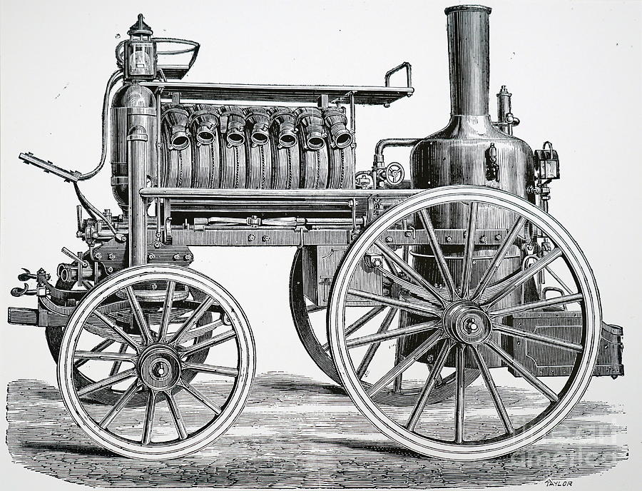 Light Steam Fire Engine Photograph by Universal History Archive/science Photo Library