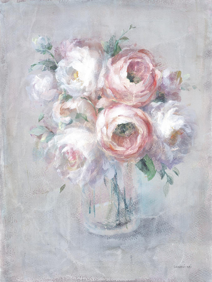 Flower Painting - Light Summer Blooms I by Danhui Nai