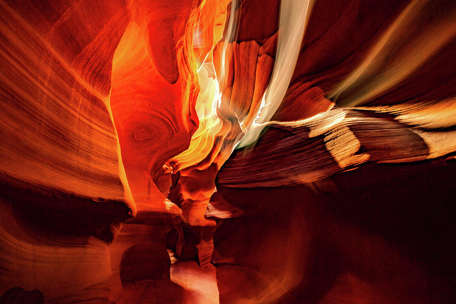 Inner Light - Antelope Canyon - Page Arizona Photograph by Gregory Ballos