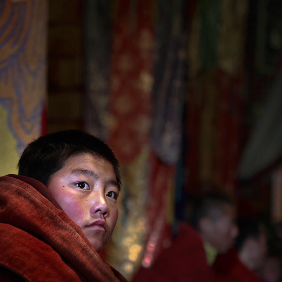 Tibetan Photograph - Light by Yibing Nie