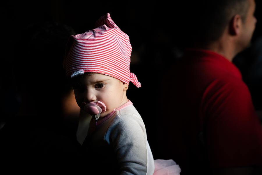 Baby Photograph - Lighted by Bruno Lavi