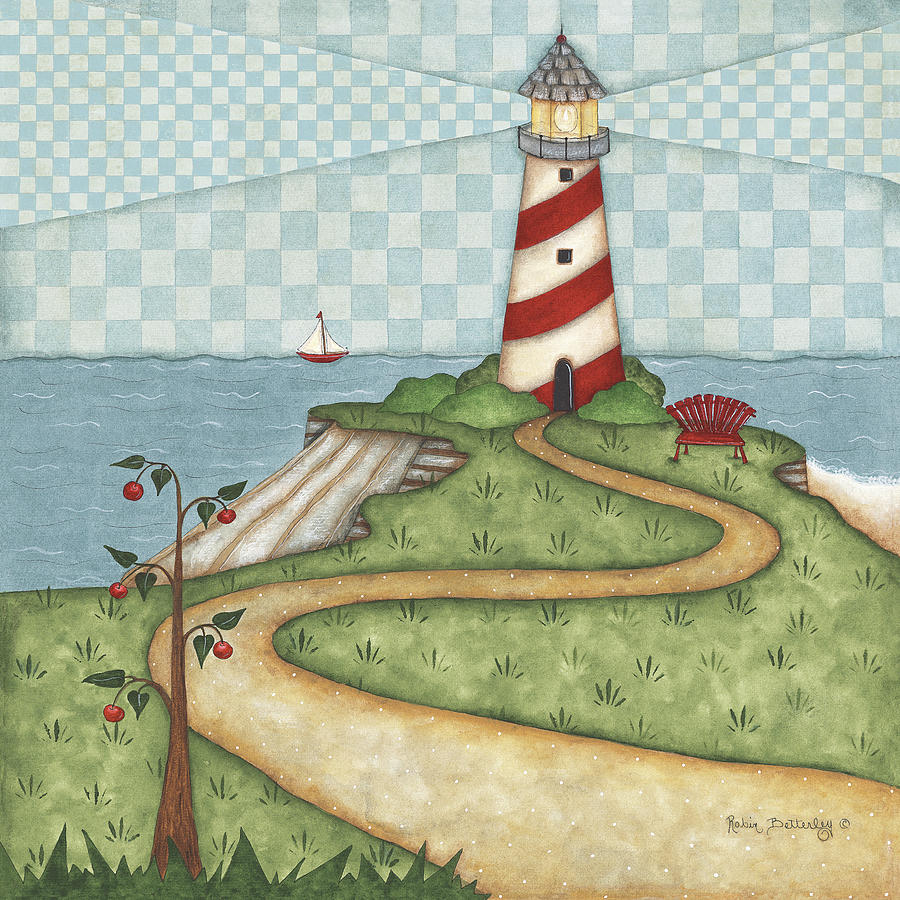 Lighthouse 1 Painting by Robin Betterley