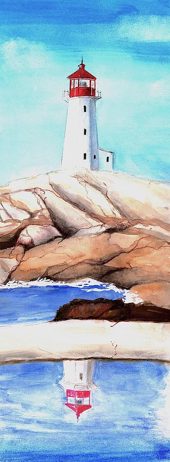Lighthouse 2 Painting by Al Intindola