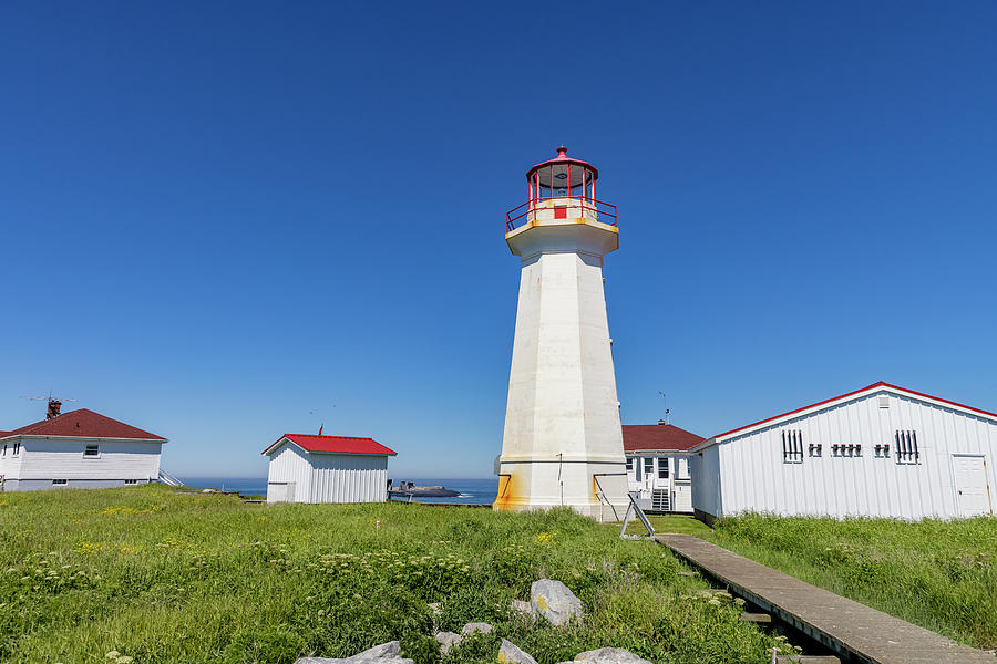Summer Photograph - Lighthouse At Machias Seal Island by Chuck Haney