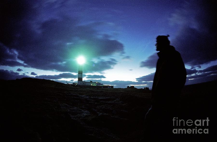 Lighthouse At Night Photograph by Laurent Laveder/science Photo Library