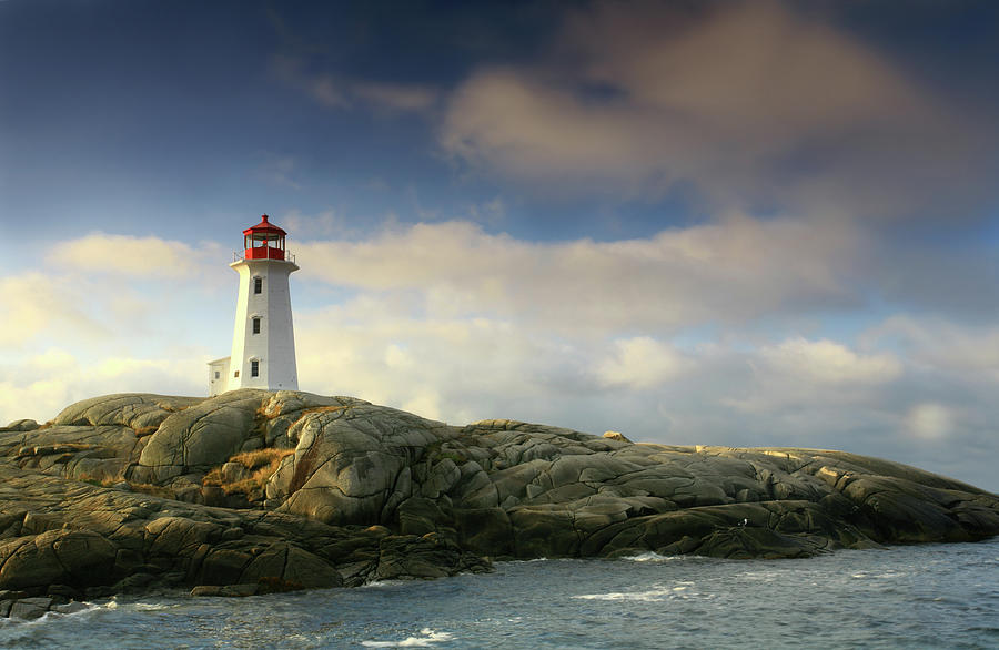 Lighthouse At Peggys Cove In Canada Photograph by Imaginegolf
