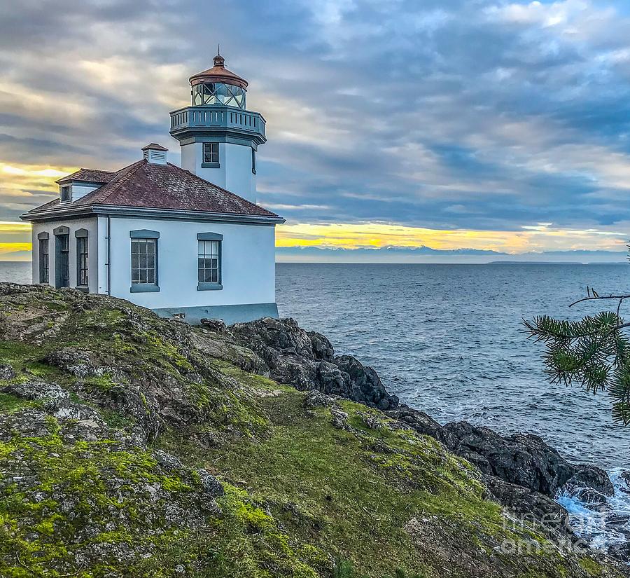 Lighthouse At Sunrise Photograph By William Wyckoff - Fine Art America