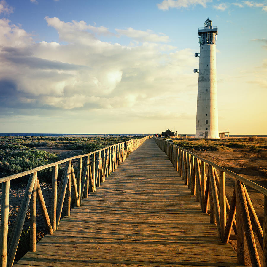 Lighthouse At Sunset, Canary Islands Photograph by Zodebala
