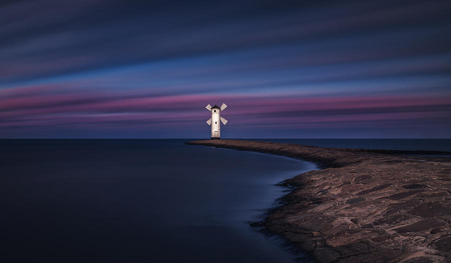 Lighthouse - Baltic Sea Photograph by Ivo Mateju