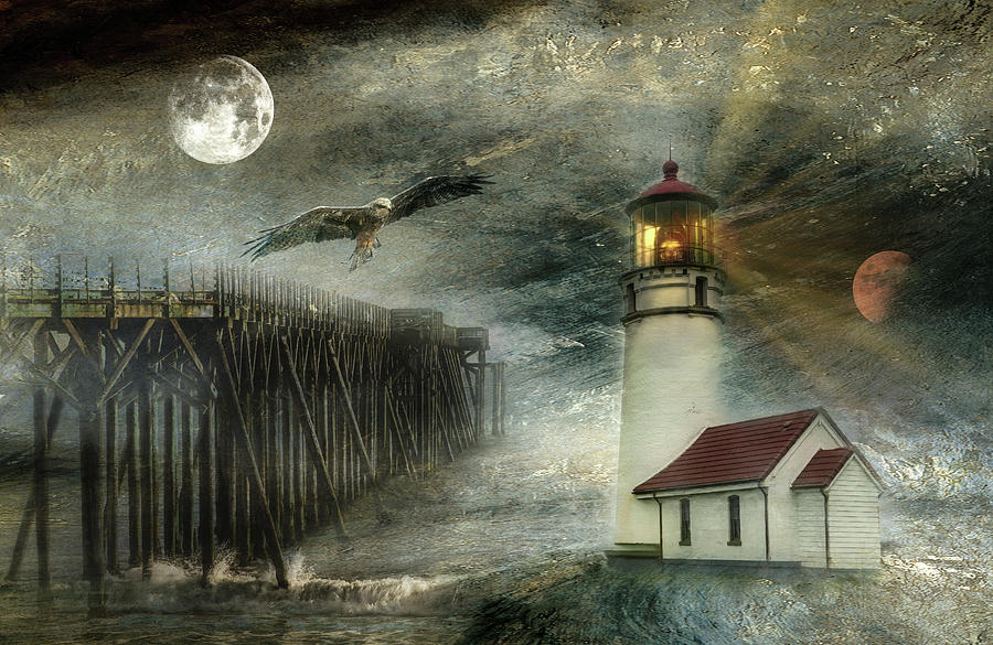 Lighthouse Explores Digital Art by Larry Buckley