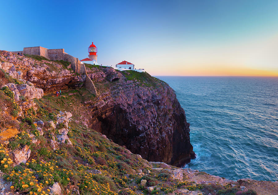 Lighthouse, Faro, Portugal Digital Art by Olimpio Fantuz - Pixels