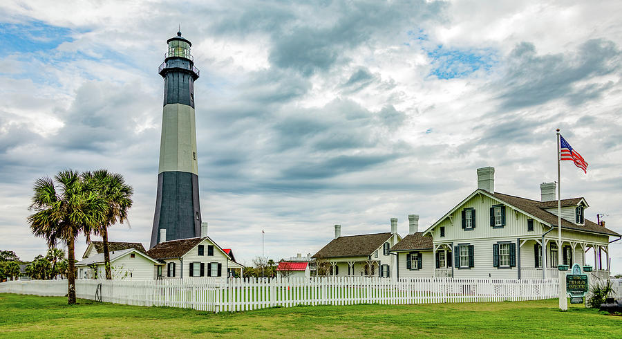 Lighthouse of Tybee Island Photograph by Marcy Wielfaert
