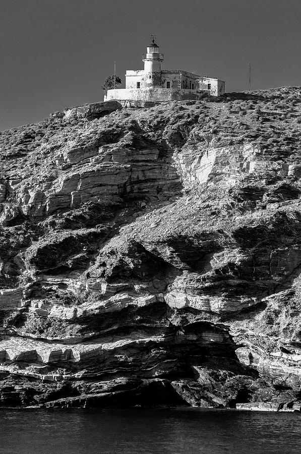 Lighthouse on Syros Photograph by Dimitris Sivyllis